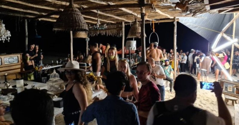 ¡A dormir temprano! las fiestas en las playas de Tulum terminaran a las 12 PM