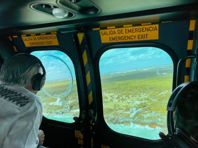 Acusa AMLO a “pseudoambientalistas” de montar una campaña en contra del Tren Maya