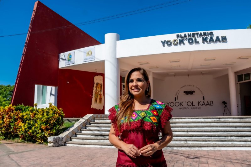 Anuncia Mara Lezama 13.8 mdp para rescatar el planetario Yook´ol Kaab, de Chetumal