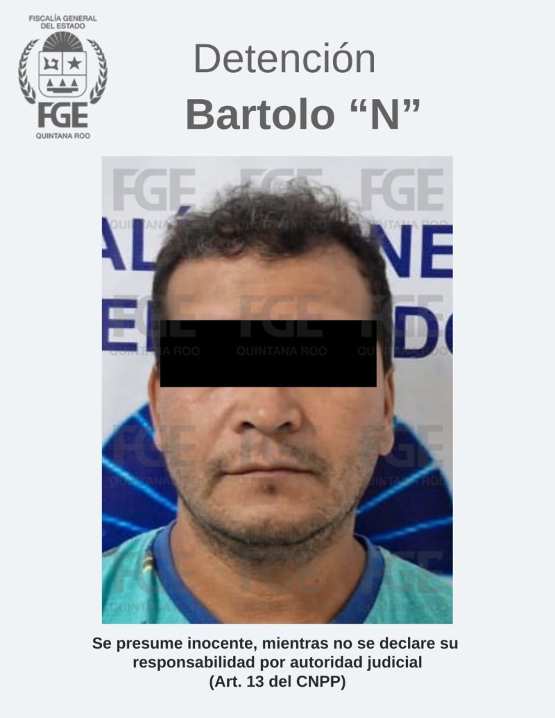 Arresta FGE a una persona por violación y pederastia en Othón P. Blanco