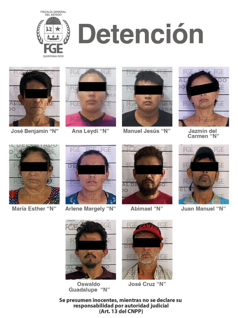 Asegura Grupo Interinstitucional drogas en tres cateos en Othón P. Blanco y en Tulum