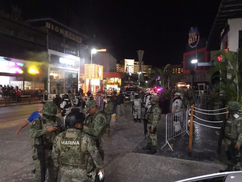 Catean “mandala” en la zona hotelera de Cancún tras presunto secuestro