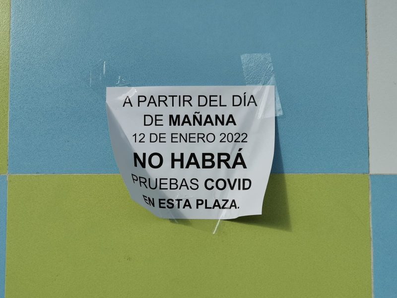 Cierran módulo de pruebas COVID en Cancún