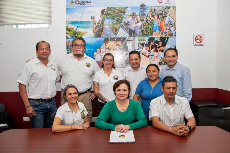 Colabora la FPMC con Grupo Xcaret en los preparativos de la 17ª Travesía Sagrada Maya