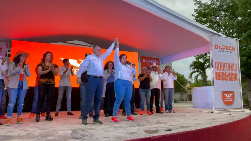 CON EL RESPALDO DE LA GENTE, MOVIMIENTO CIUDADANO TIENE CIERRE DE CAMPAÑA EN BONFIL