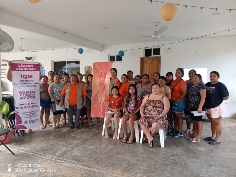 Con trabajo en territorio por todo Quintana Roo el IQM conmemora el Día Naranja