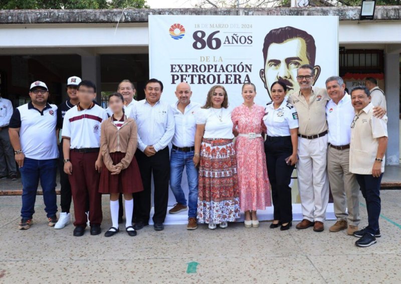 CONMEMORAN 86 ANIVERSARIO DE LA EXPROPIACIÓN PETROLERA