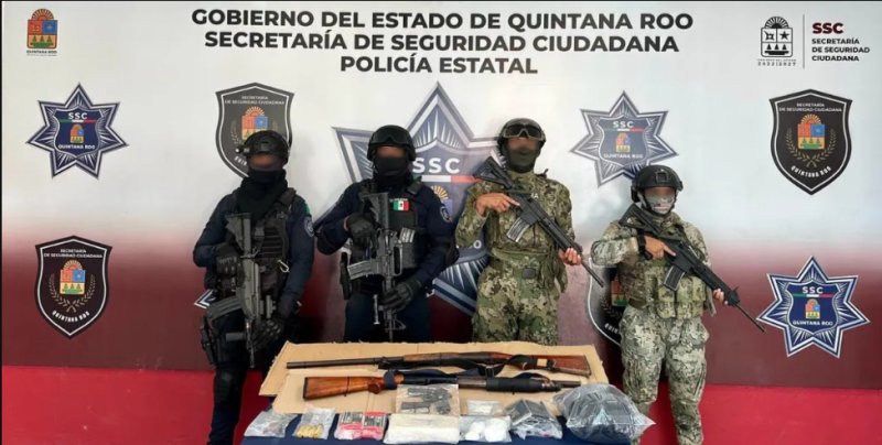 Decomisa la #SSC cargamento en Felipe Carrillo Puerto