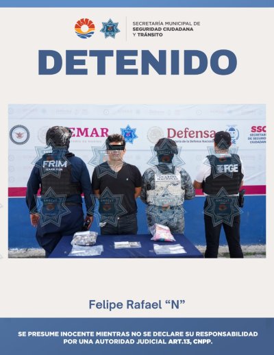 DETENIDO POR DELITOS CONTRA LA SALUD