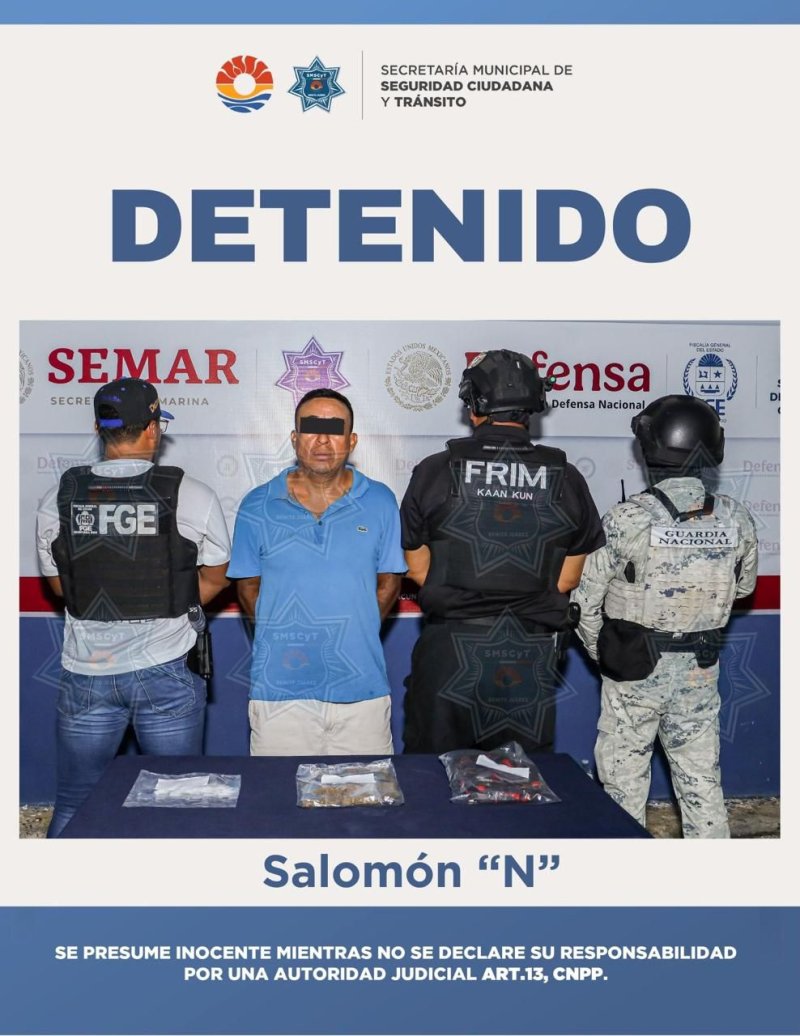 DETENIDO POR DELITOS CONTRA LA SALUD