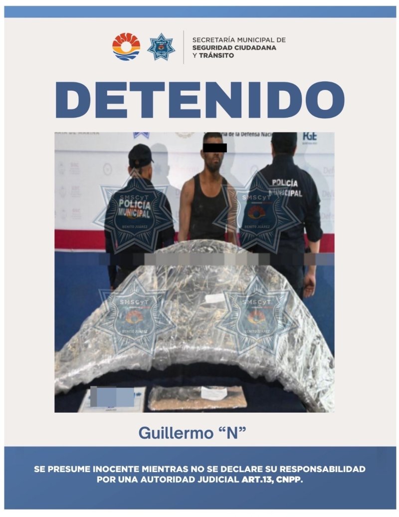 DETENIDO POR ROBO