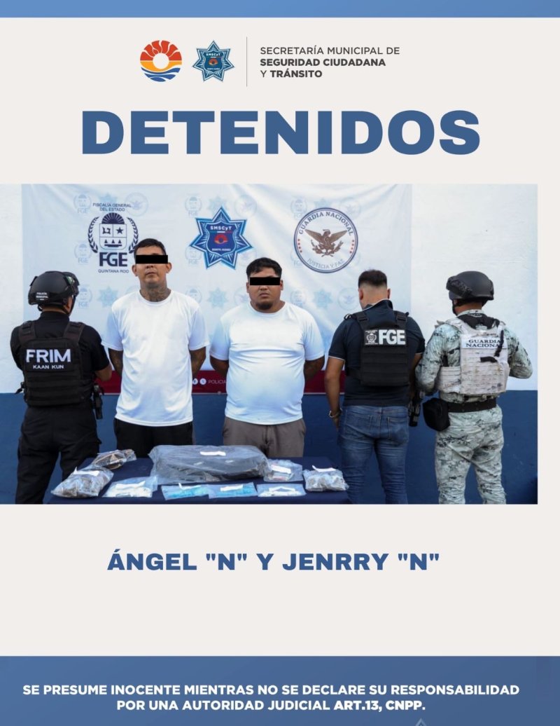 DETENIDOS POR DELITOS CONTRA LA SALUD
