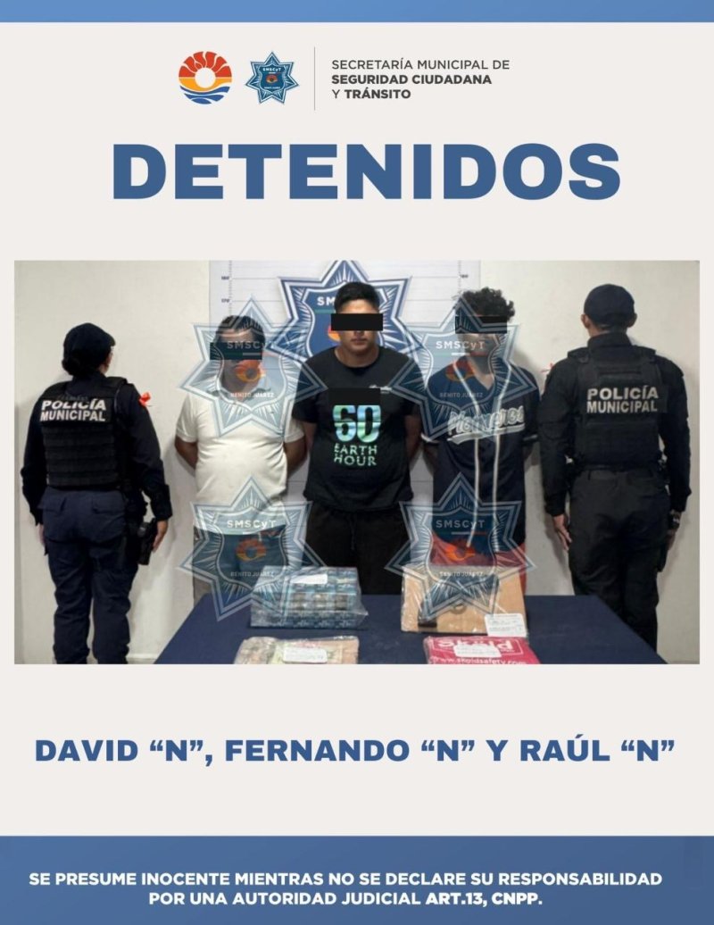 DETENIDOS POR ROBO