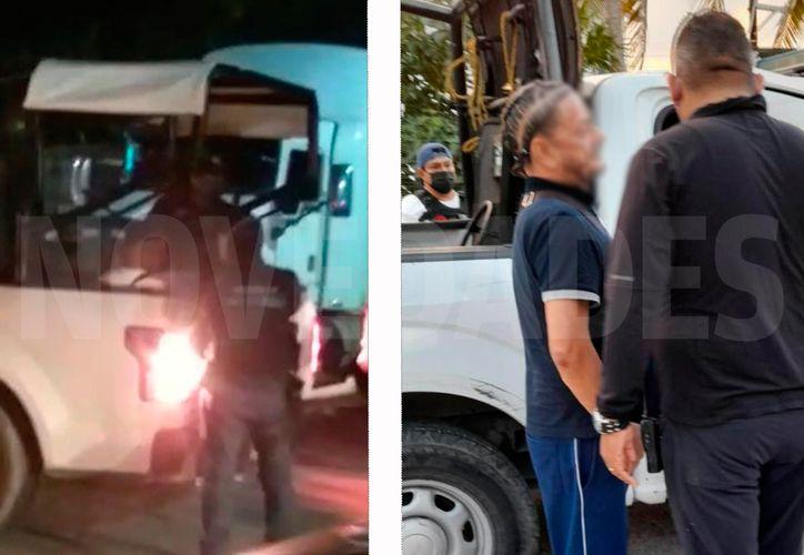 Detienen a ex vocero estatal en operativo en Puerto Juárez