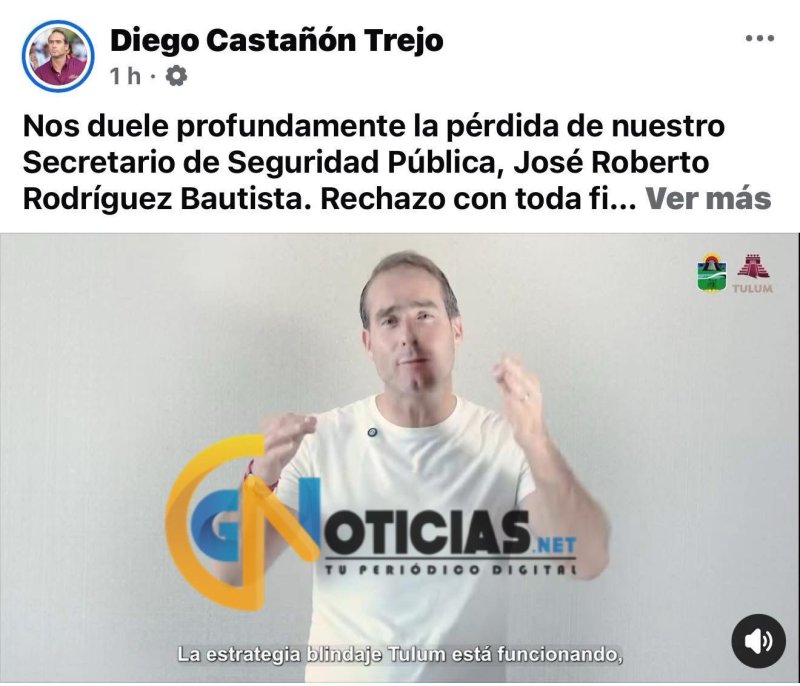 Diego Castañón: El Presidente Mentiroso Que Niega el Baño de Sangre en Tulum