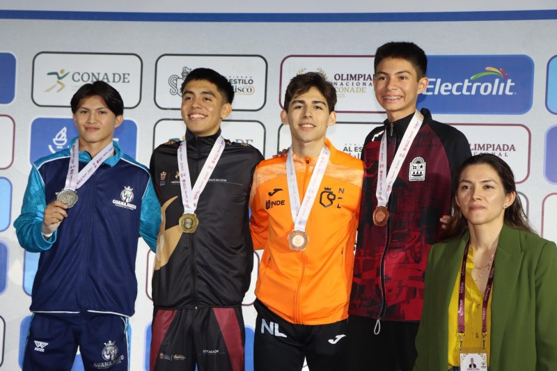 Dos medallas más para Quintana Roo en el Taekwondo de la Olimpiada Nacional CONADE 2025