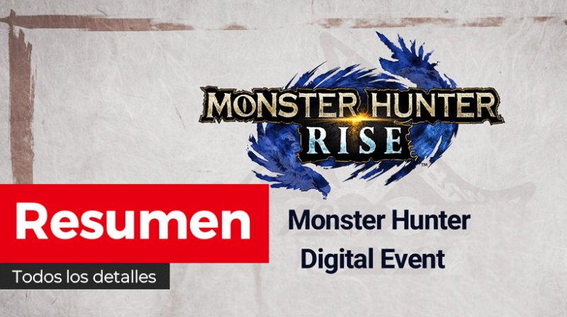 EL ESPERADO DEMO DE MONSTER HUNTER RISE LLEGA HOY A NINTENDO SWITCH