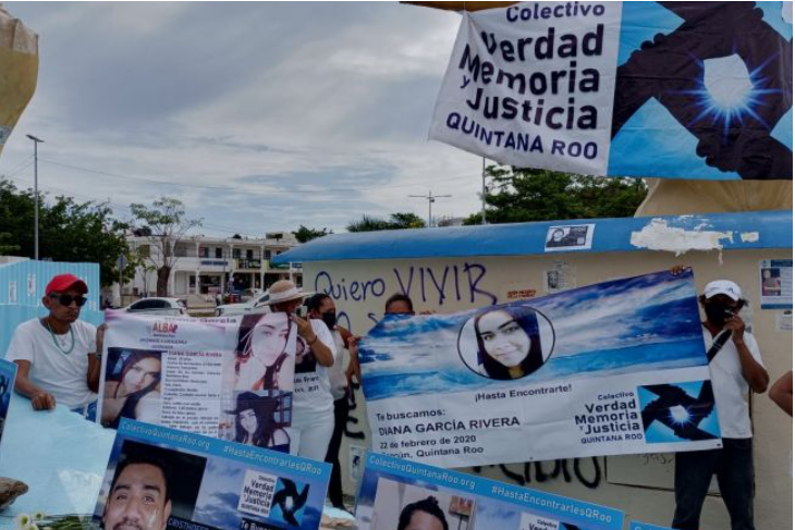 En Cancún, exigen resultados en la búsqueda de desaparecidos