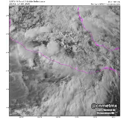 ERICK SE DEBILITA RÁPIDAMENTE A UNA DEPRESIÓN TROPICAL EN TIERRA SOBRE GUERRERO…