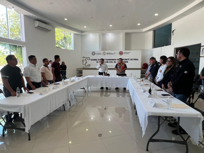 Estefanía Mercado fortalece la prevención de riesgos por un Playa del Carmen seguro