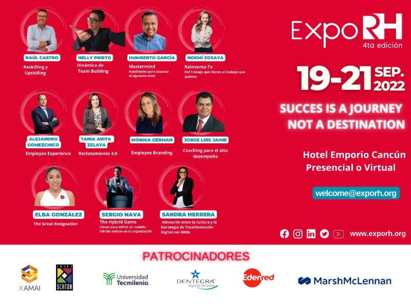 Expo RH 4ta Edición<br>Del 19 al 21 de septiembre