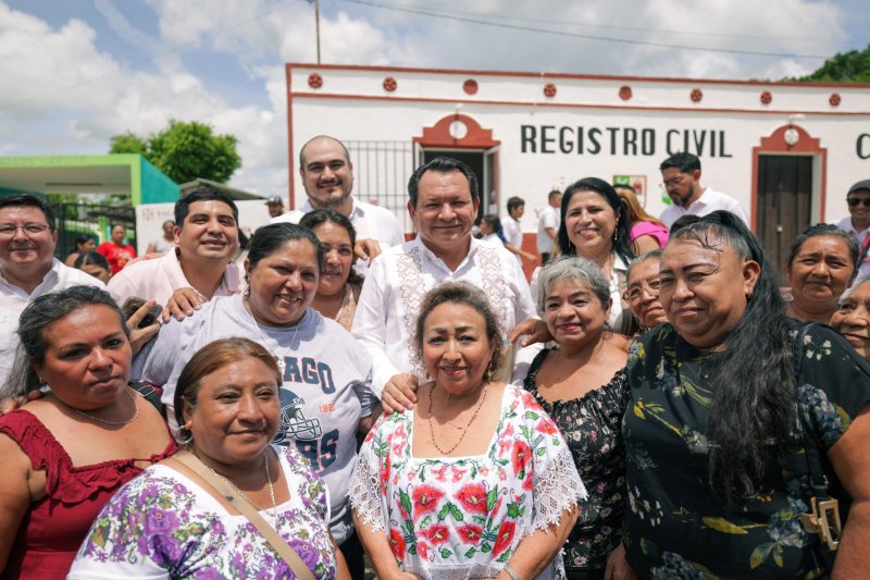 Gobierno de Yucatán reabre Registro Civil en Tahmek