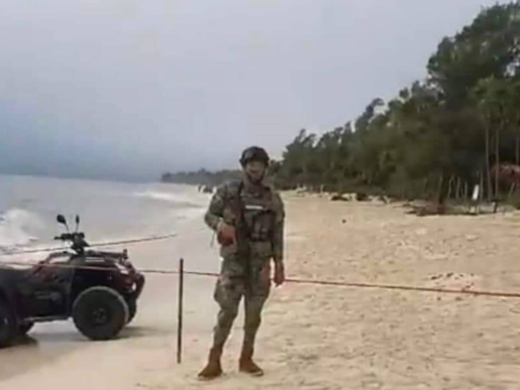 Hombre se suicida frente al mar de Playa del Carmen