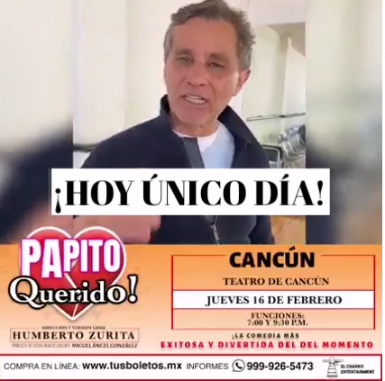 ¡HOY, HOY, HOY ÚNICO DÍA!