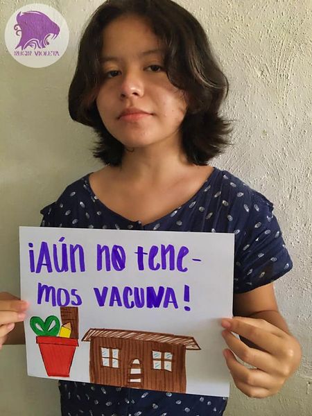 Niños arman campaña en redes para exigir vacunas