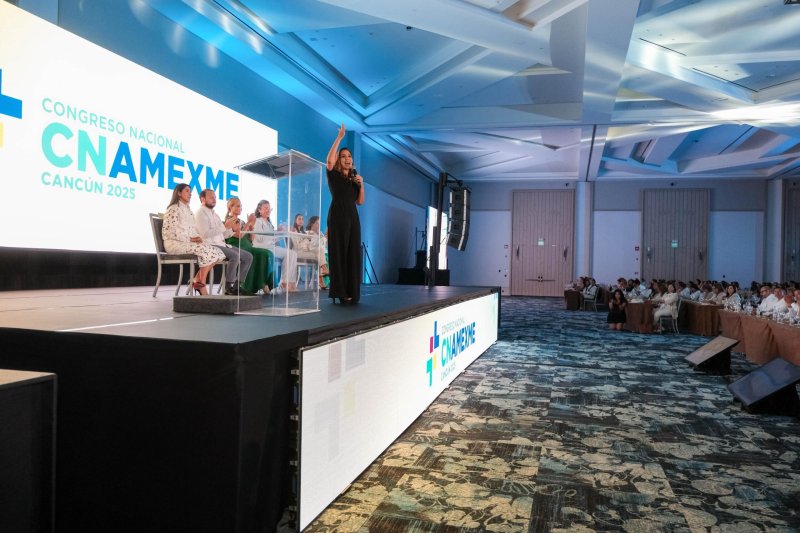 Impulsa Mara Lezama el empoderamiento de las mujeres en el Congreso Nacional AMEXME 2025