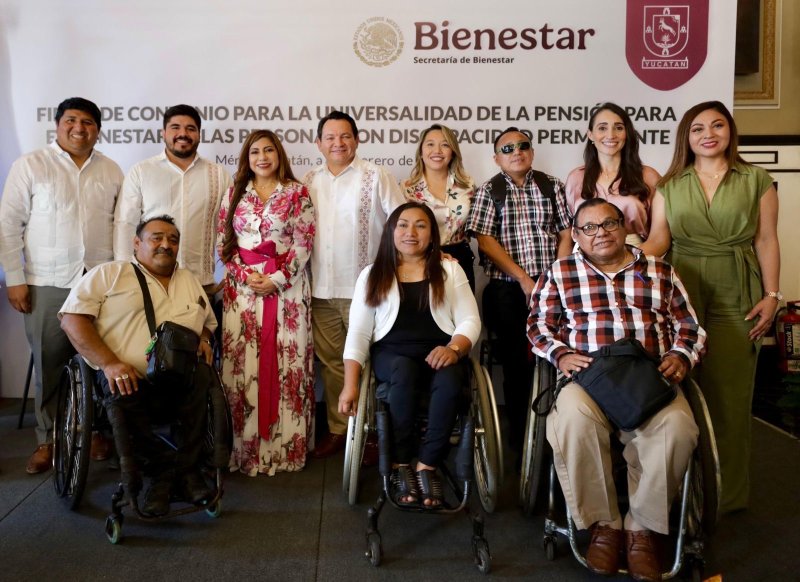 Inicia registro para la Pensión Universal de Personas con Discapacidad