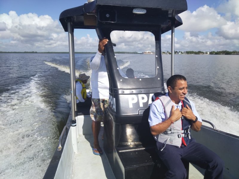 Inician operativos contra la pesca ilegal en la bahía de Chetumal