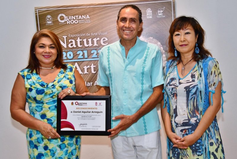 La FPMC inauguró la exposición de arte visual “Nature 202122 Art”, de Daniel Aguilar Arreguín