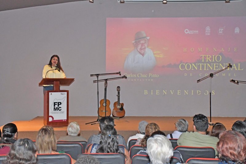La Fundación de Parques y Museos rindió un “Homenaje a El Trio Continental de Cozumel”