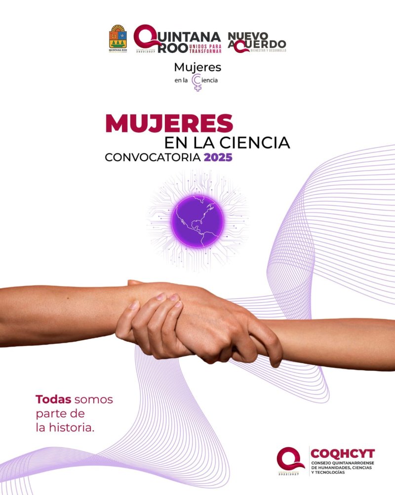 Lanza COQHCYT Convocatoria “Mujeres en la Ciencia 2025”