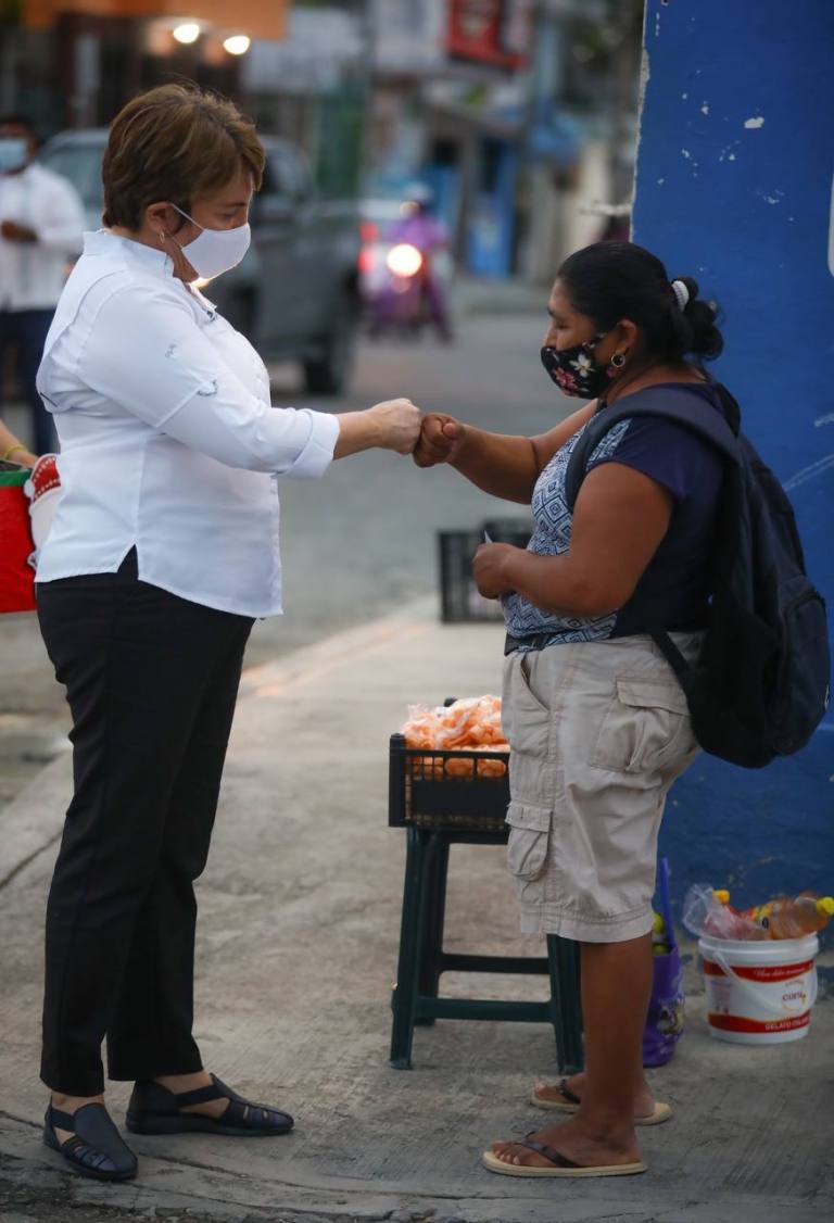 Laura Beristain cumple con la transformación en Solidaridad