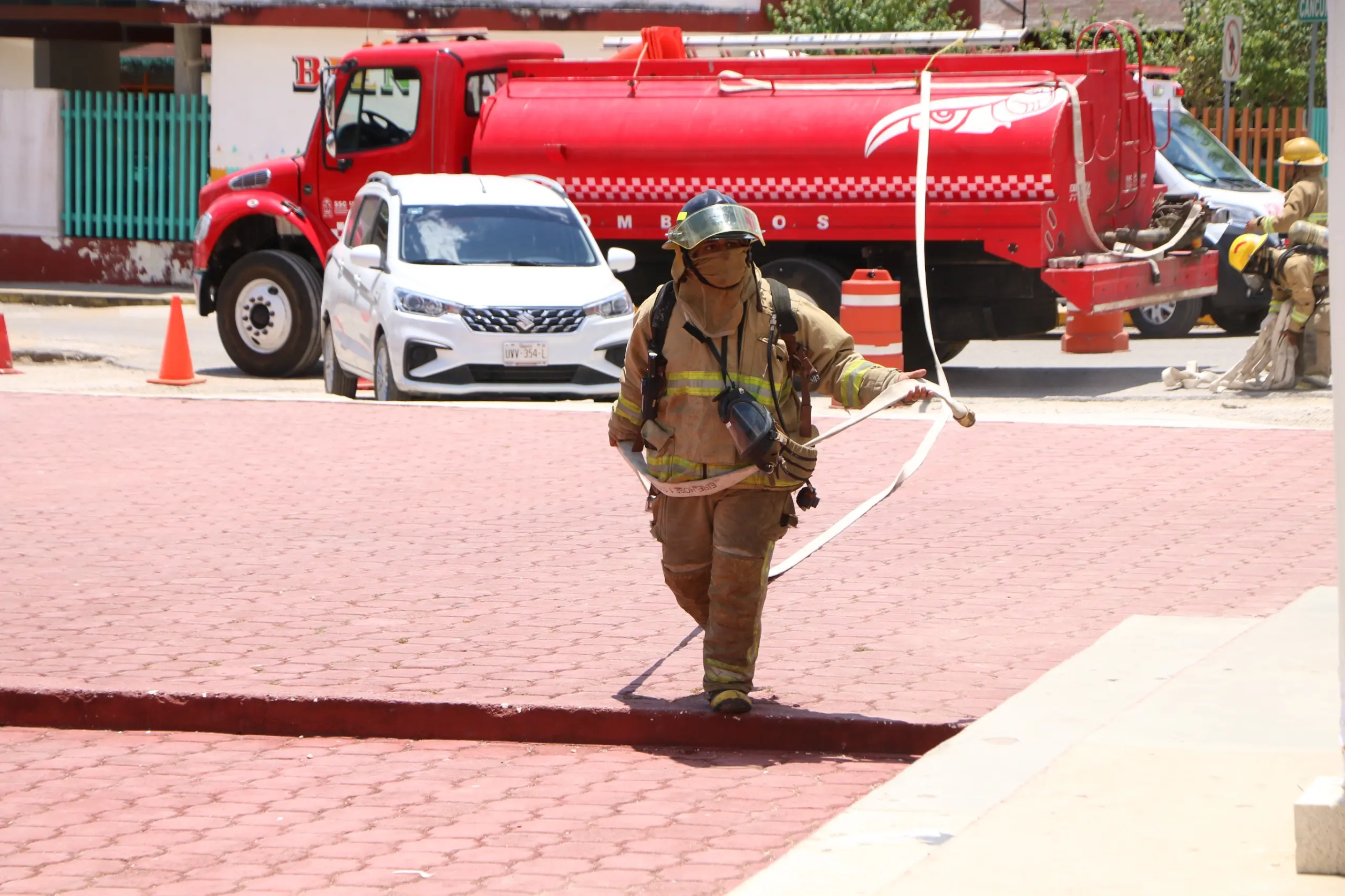 LC se suma al simulacro nacional de simulacro con la hipótesis de incendio.