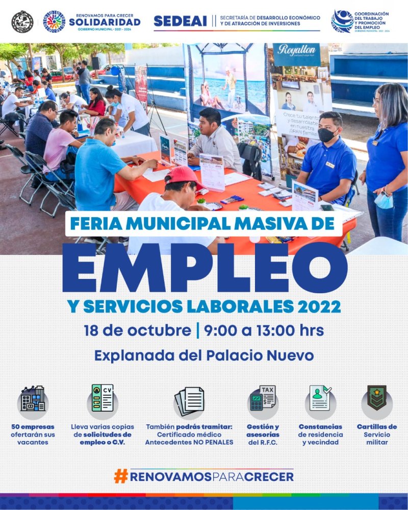 Lili Campos invita a feria masiva del empleo