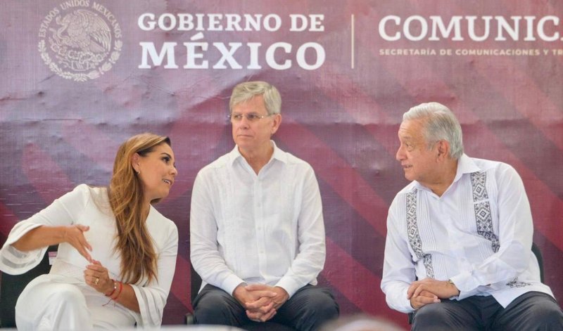 MARA ACOMPAÑA A AMLO EN HISTÓRICO ARRANQUE DE OBRAS EN CANCÚN