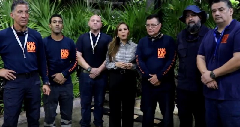 Mara Lezama agradece al grupo especialista en búsqueda