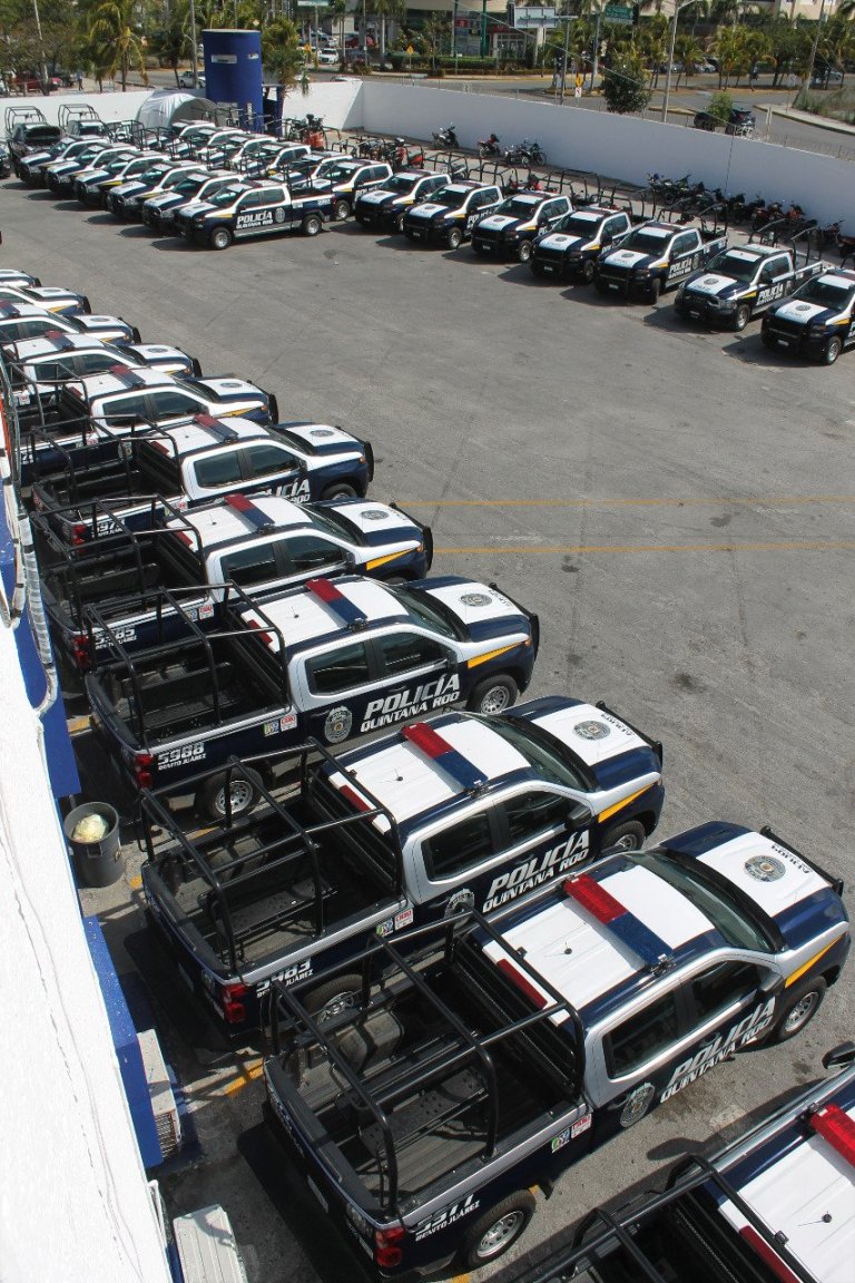 Más de 100 unidades patrullarán en la ciudad de Cancún