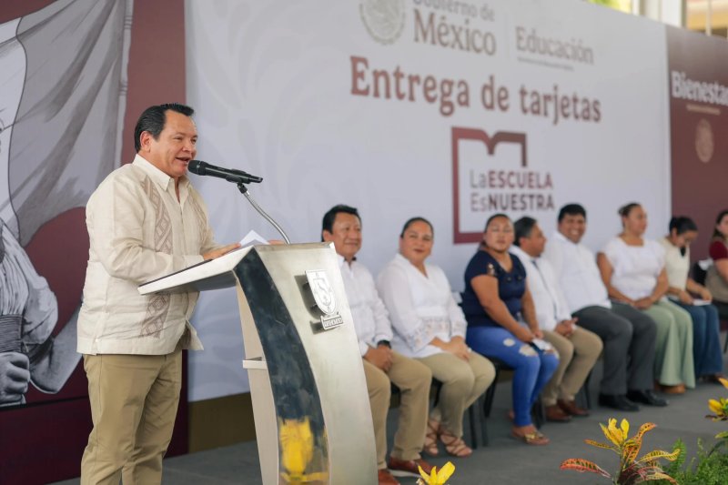Más de 400 escuelas de Yucatán recibirán mejoras con el programa “La Escuela es Nuestra”