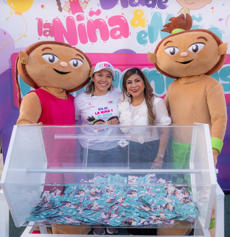 Más de 9 mil personas celebran el Día de la Niña y el Niño en Xmatkuil