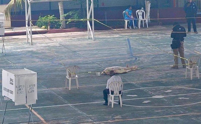 Muere adulta mayor mientras esperaba votar en casilla de Poza Rica