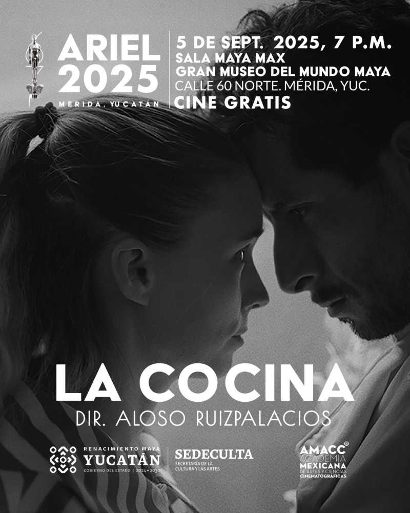 Muestra “Rumbo al Ariel 2025” trae lo mejor del cine mexicano a Yucatán