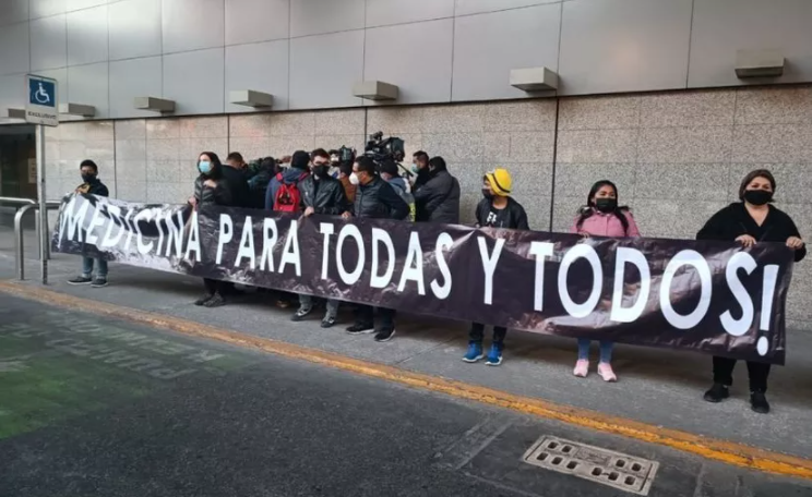 ¡Ni un niño más! Manifestación por desabasto de medicamentos oncológicos