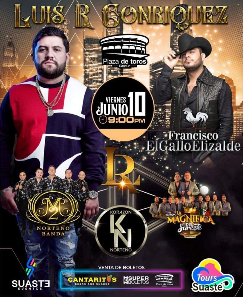 🔊Te gusta la banda❓ Faltan 0️⃣4️⃣ días para el mejor evento de regional mexicano que va hacer vibrar a #Cancún.
