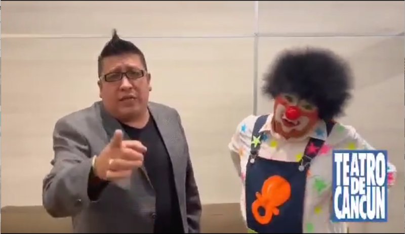 🎭 Con un show totalmente renovado, de nuevos chistes, brillantes parodias y una descarga de buen humor llega a #cancún el Show de Chuponcito , el payasito más popular del momento.