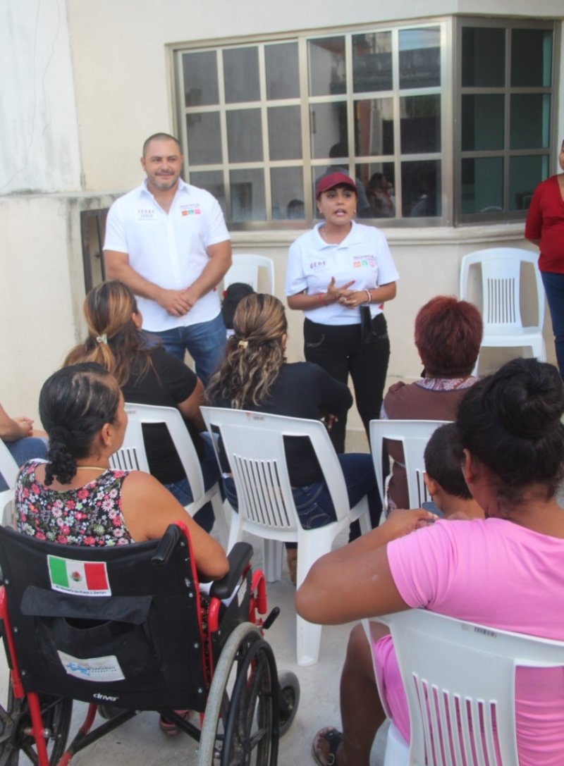 ¡Compromiso! Isaac Janix y Bere Sosa gestionarán y legislarán a favor de las familias de Bonfil