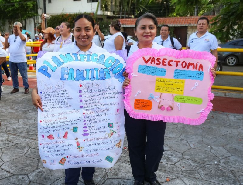 Gobierno de Playa del Carmen y la CROC organizan la Jornada de Salud Reproductiva “Cuidémonos Todos”
